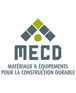 Logo du MECD : matériaux et équipements pour une construction durable