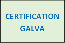 Image avec le texte Certification GALVA