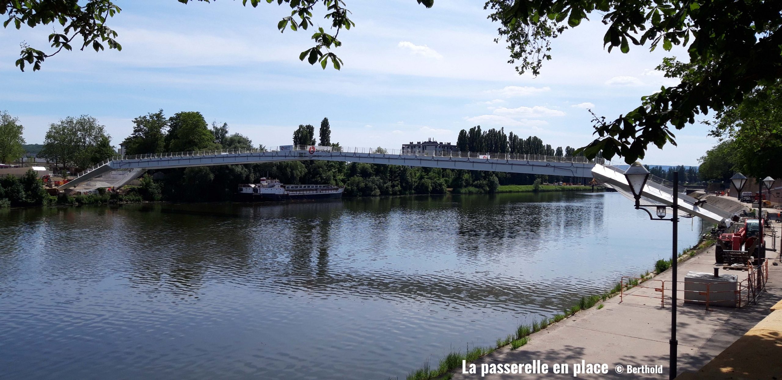 La passerelle de l’Europe à Thionville