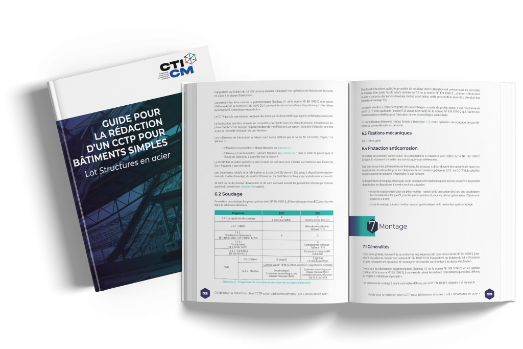 Nouveau guide disponible : rédiger un CCTP pour un bâtiment simple | CTICM